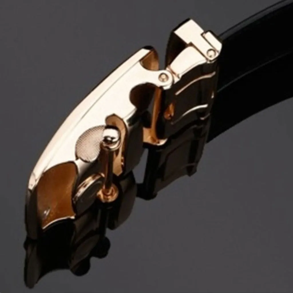 Adjustable Leather Belt Auto locking Buckle 101G