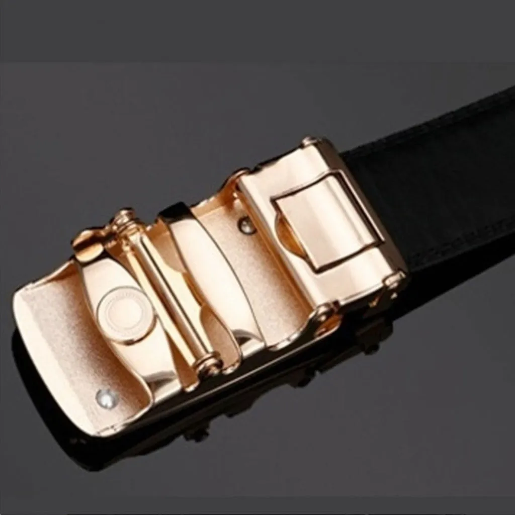 Adjustable Leather Belt Auto locking Buckle 101G