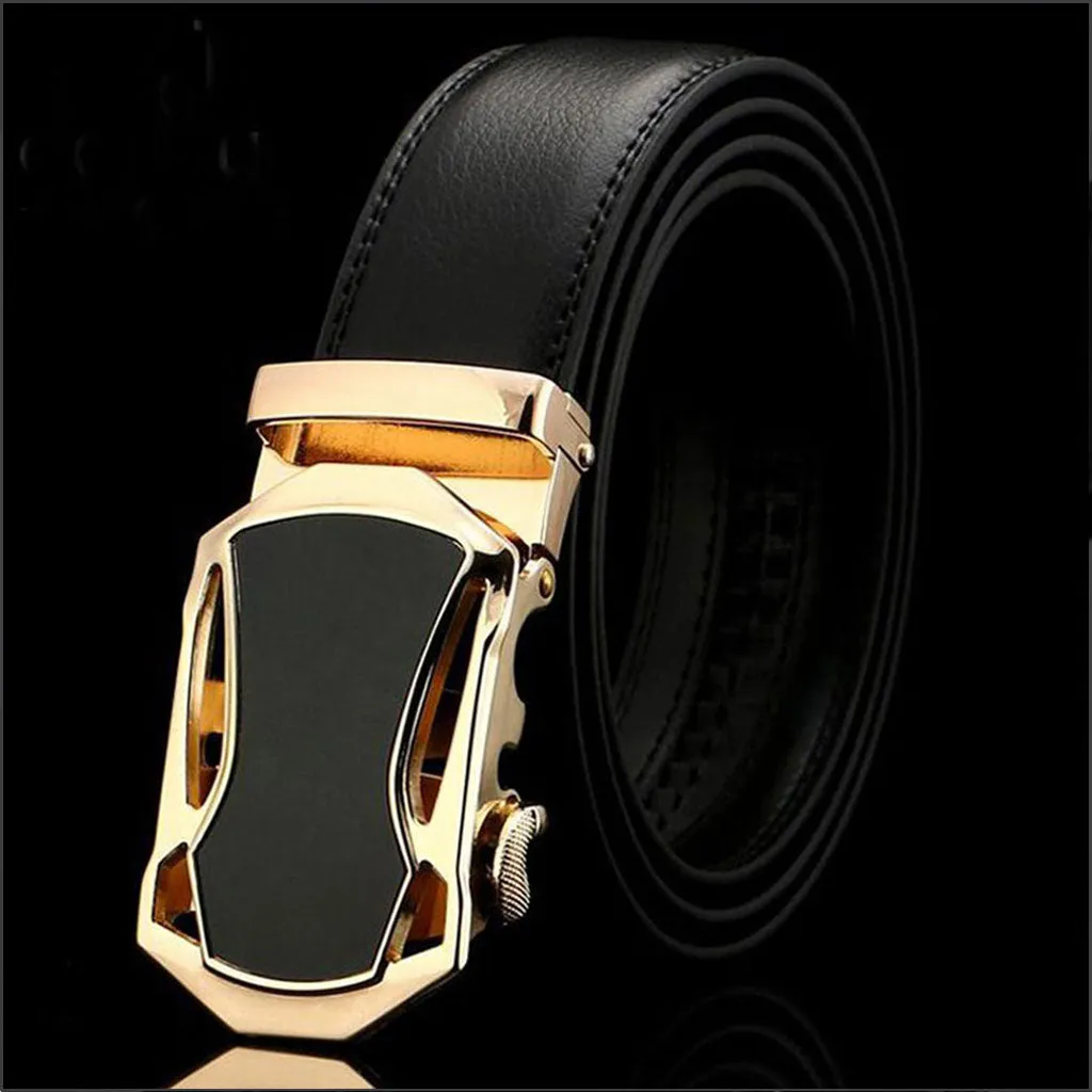Adjustable Leather Belt Auto locking Buckle 101G
