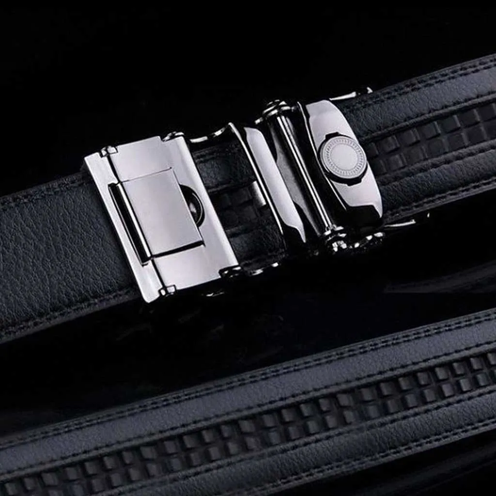 Adjustable Leather Belt Auto locking Buckle 101G