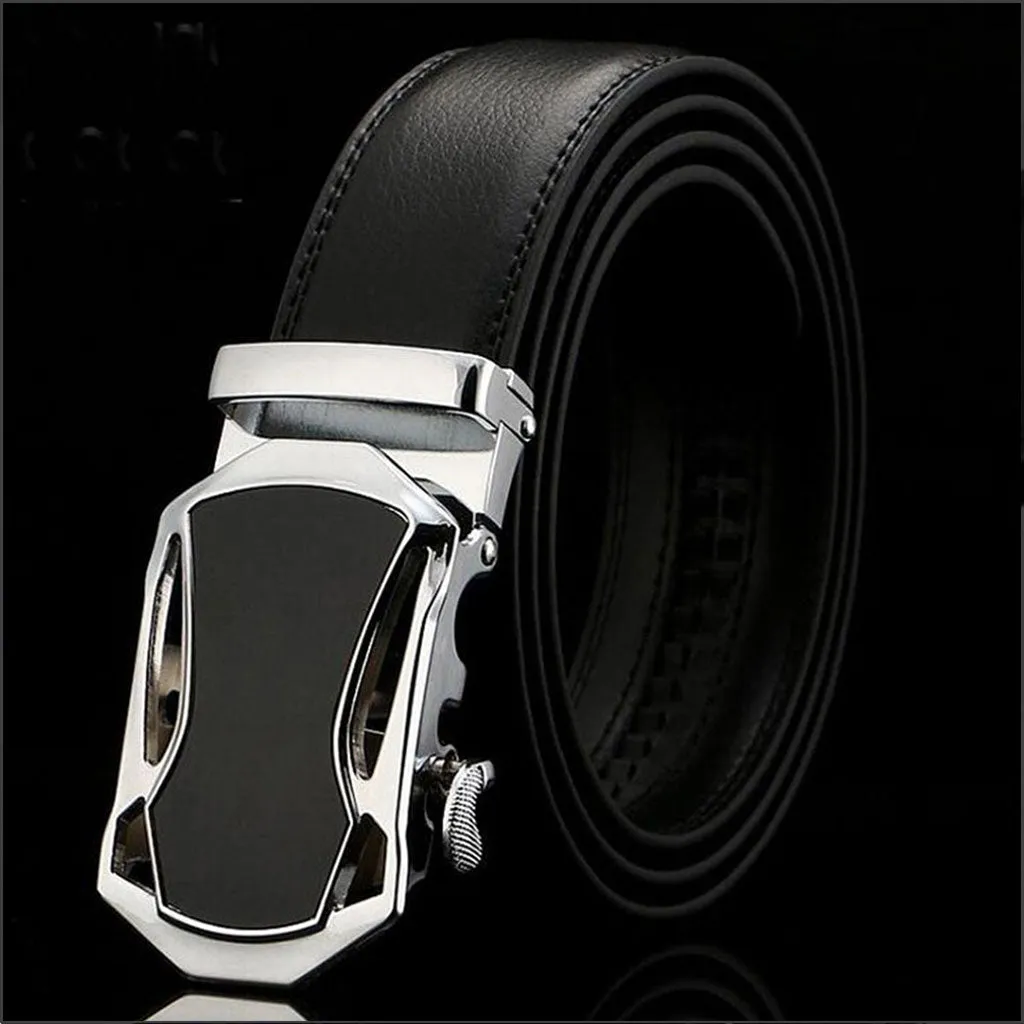 Adjustable Leather Belt Auto locking Buckle 101G