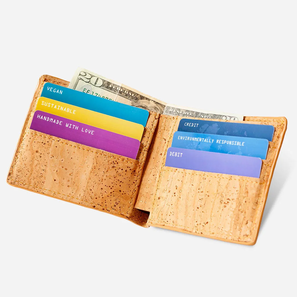 Bifold Cork Wallet for Men