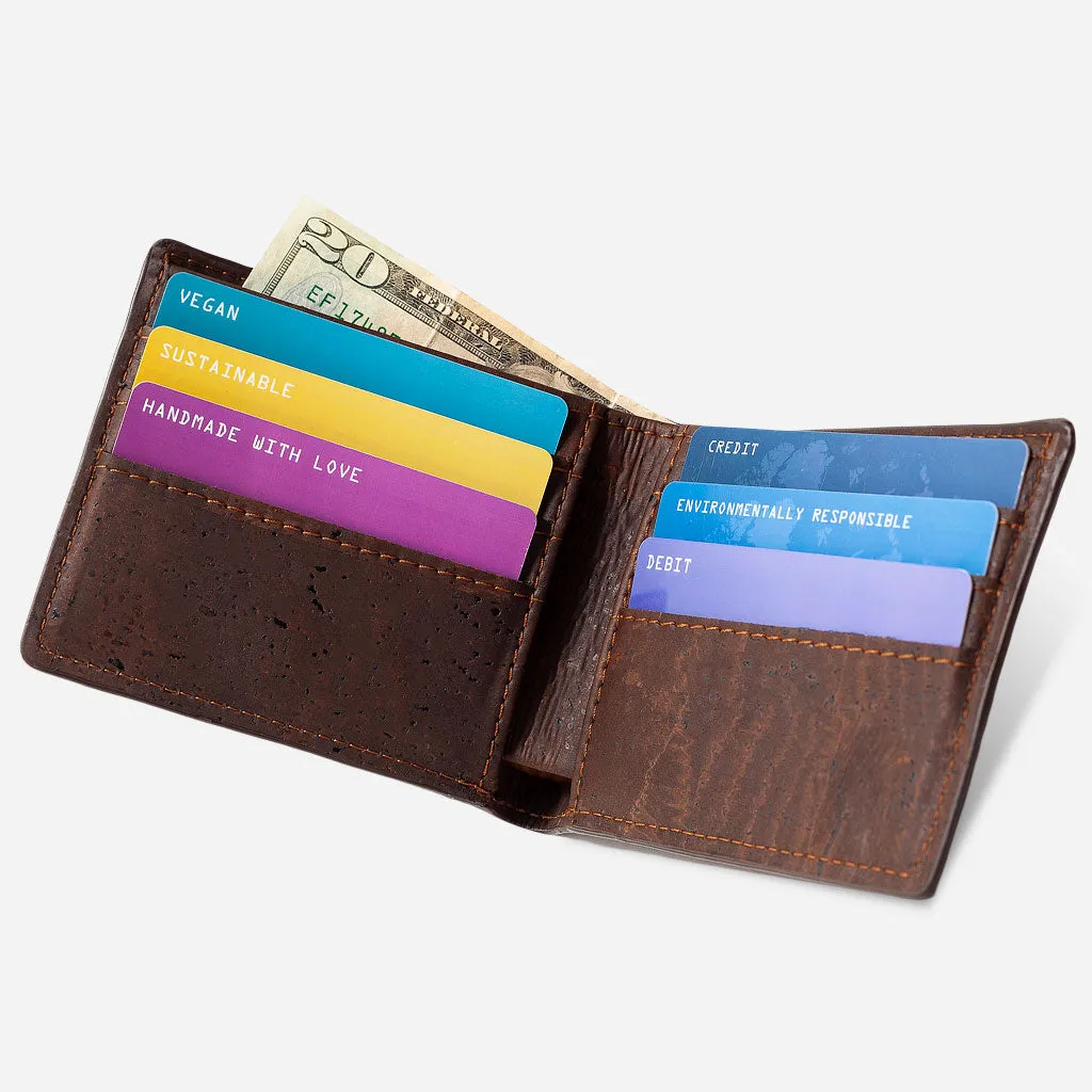 Bifold Cork Wallet for Men
