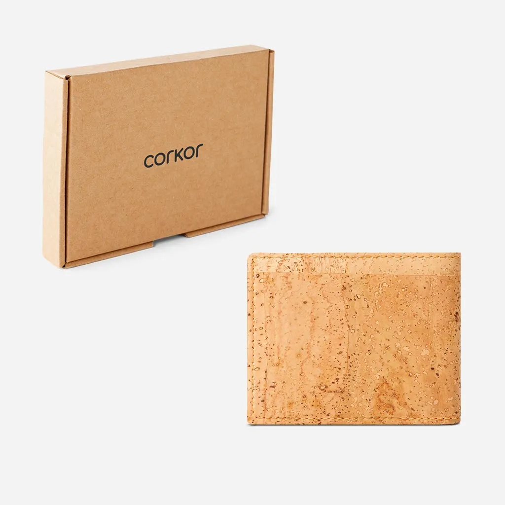 Bifold Cork Wallet for Men