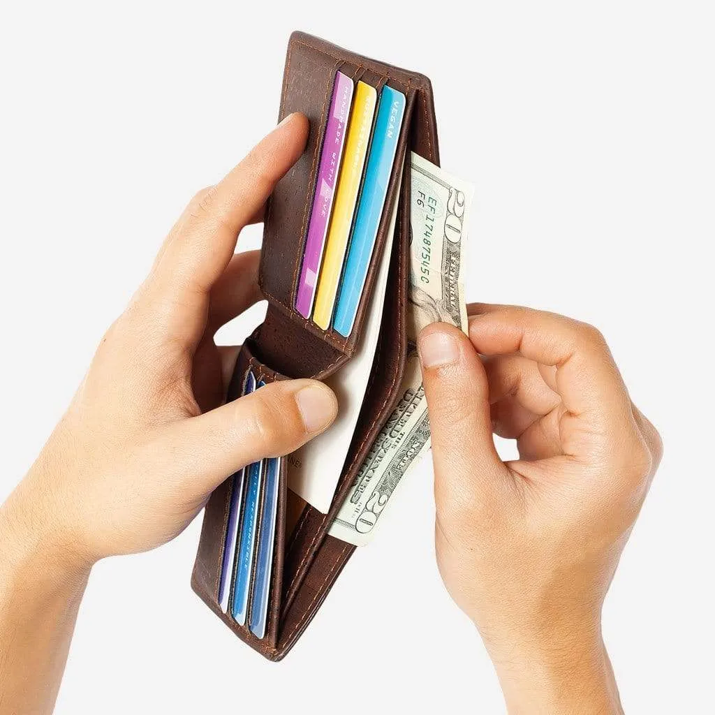 Bifold Cork Wallet for Men