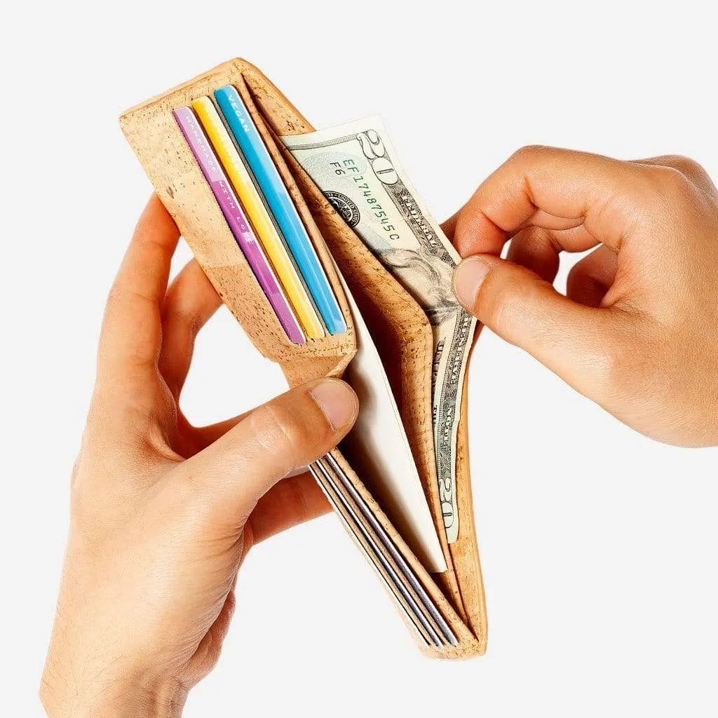 Bifold Cork Wallet for Men