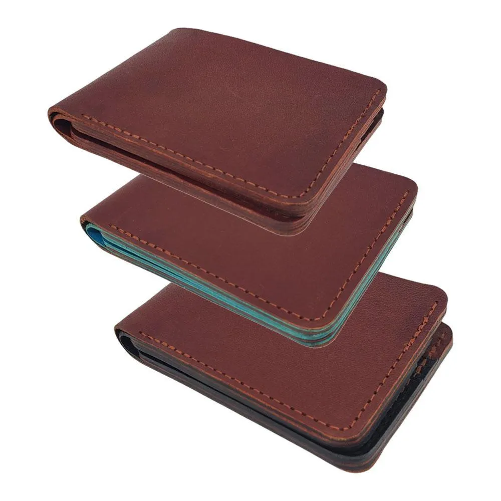 Bifold Wallets - Brown Leather (Assorted Colors) by Hold Supply Company