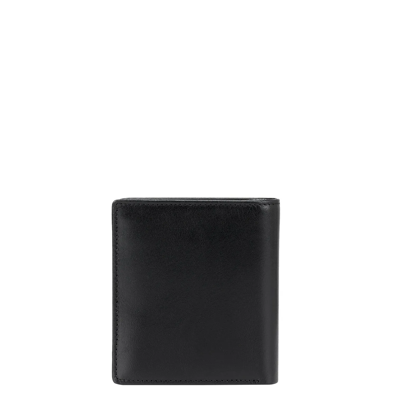 Black Plain Mens Wallet