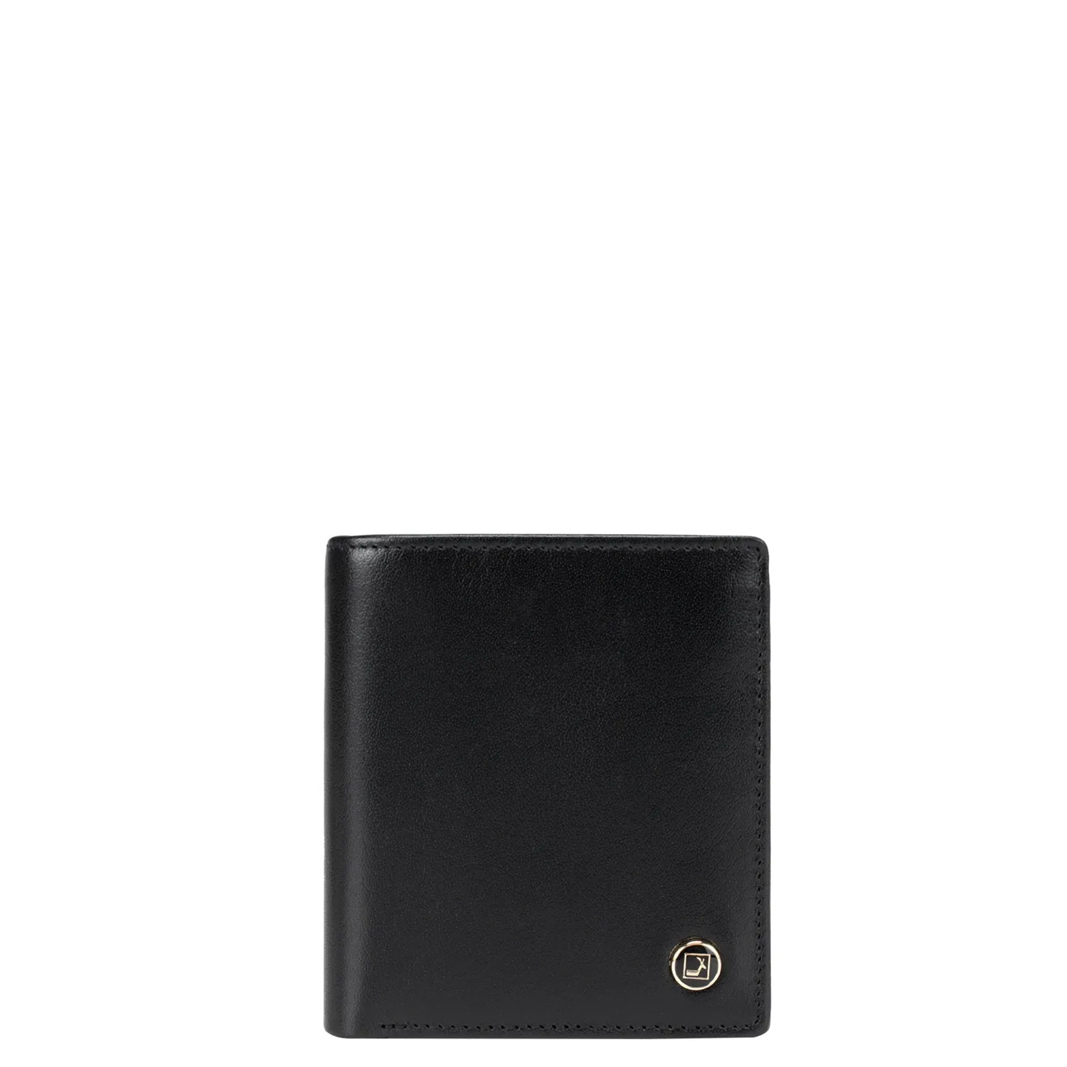 Black Plain Mens Wallet