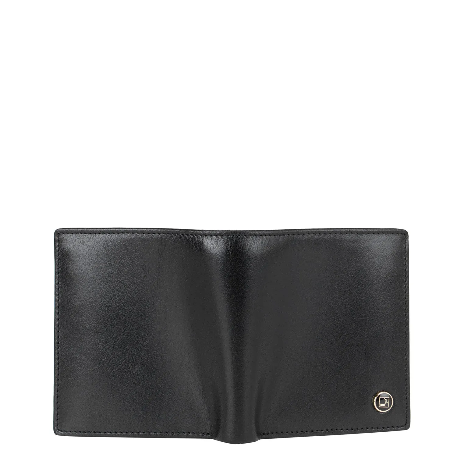 Black Plain Mens Wallet