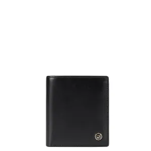 Black Plain Mens Wallet
