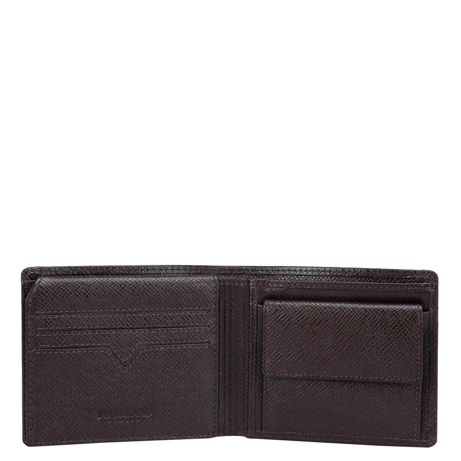 Brown Croco Textured Mens Wallet