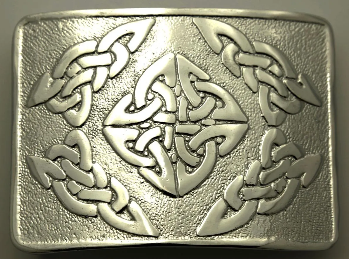 Celtic Knot Buckle For Kilt Belt