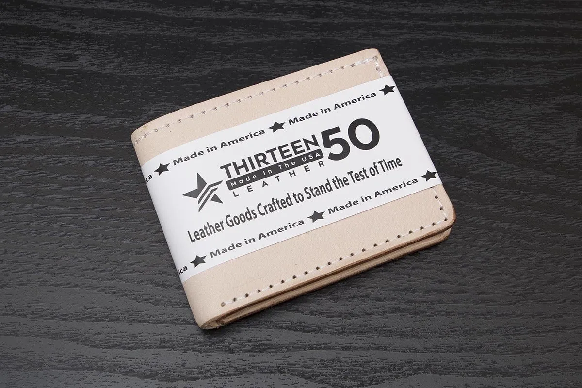 Classic | Natural Leather Bifold Wallet