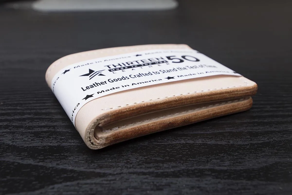 Classic | Natural Leather Bifold Wallet