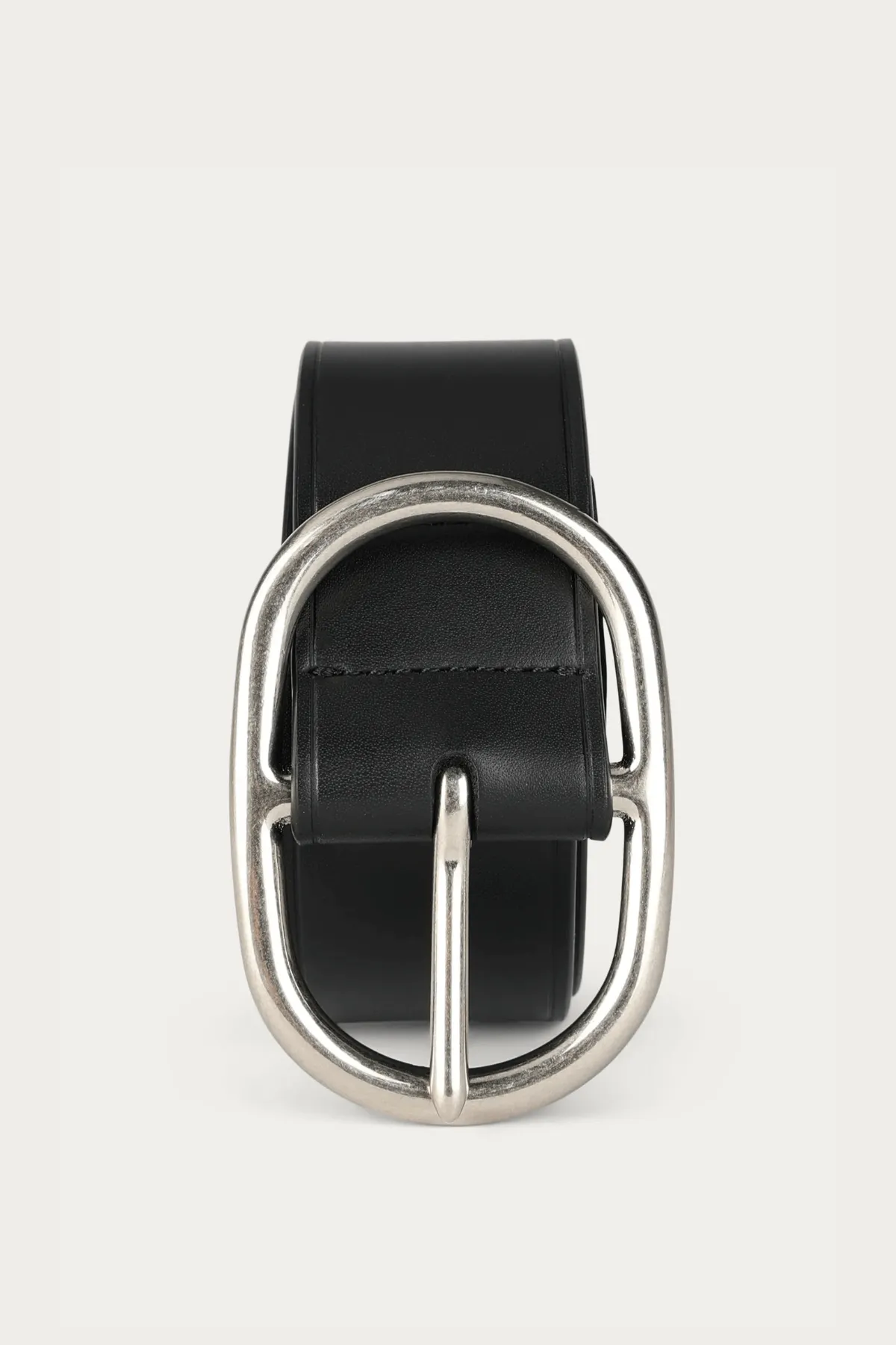 CLASSIC WIDE BELT BLACK/SILVER