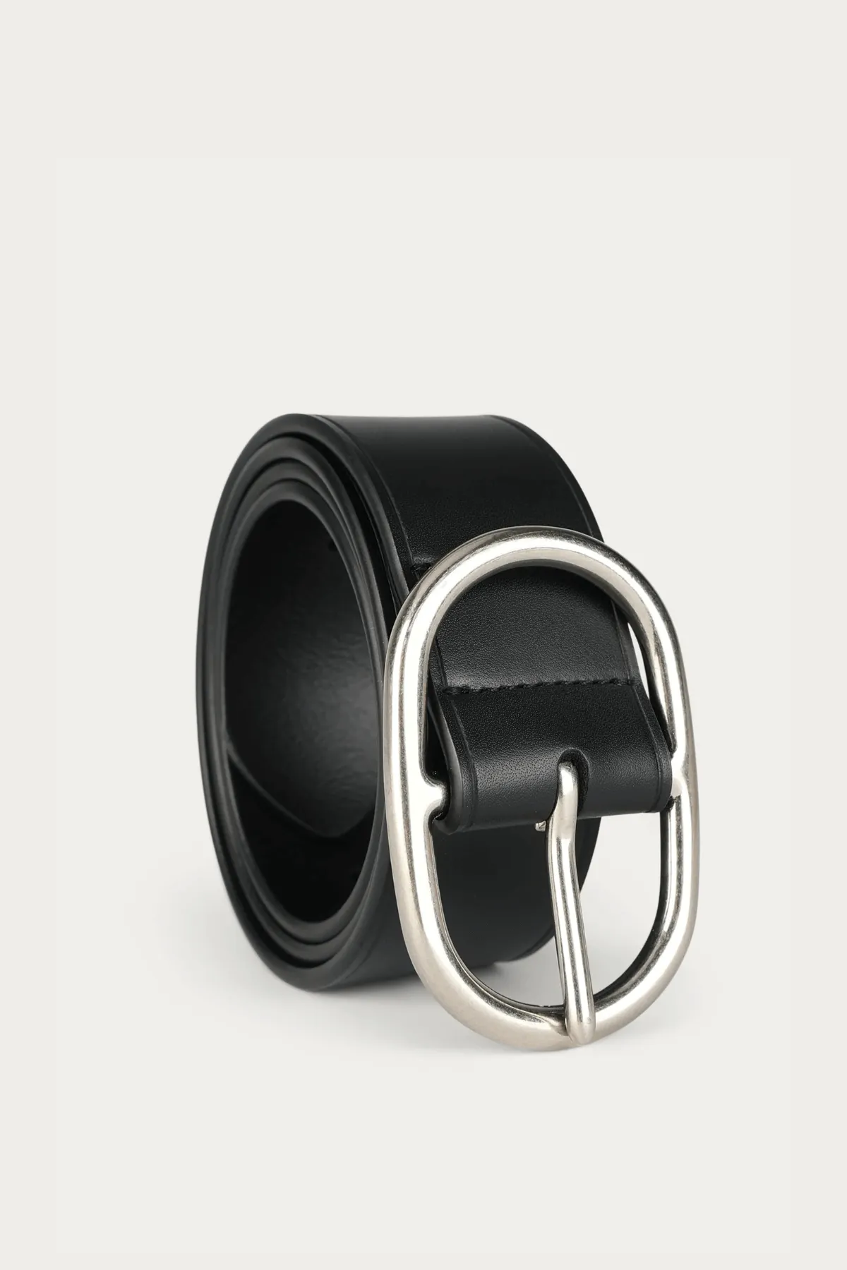 CLASSIC WIDE BELT BLACK/SILVER