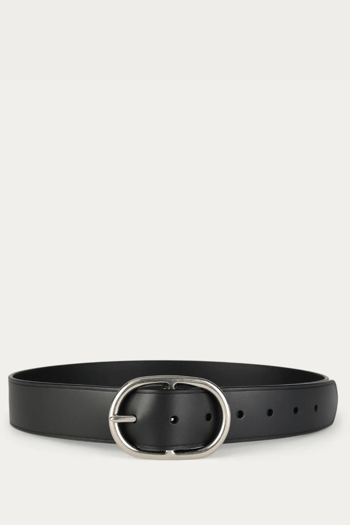 CLASSIC WIDE BELT BLACK/SILVER