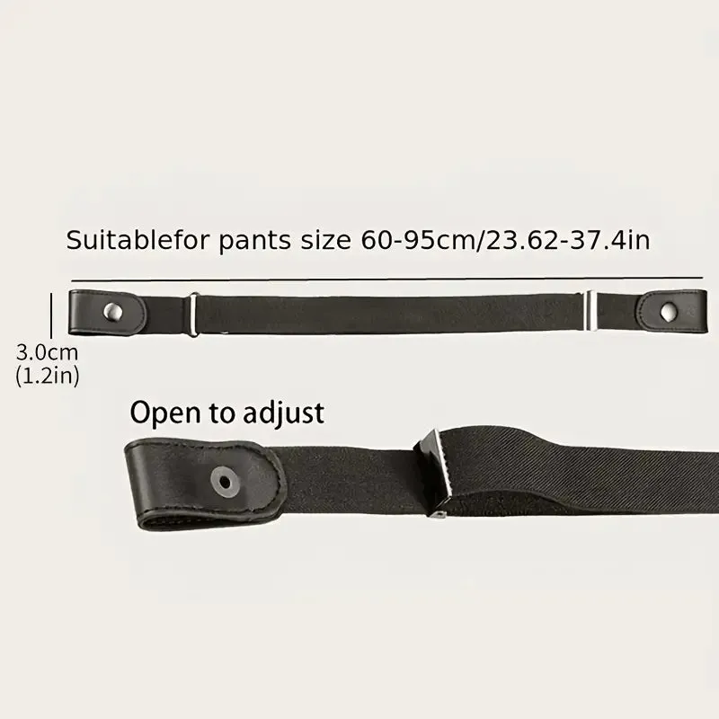 Clothing 1pc Elastic Waist Belt Adjustable