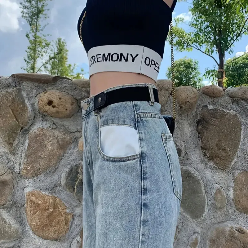 Clothing 1pc Elastic Waist Belt Adjustable