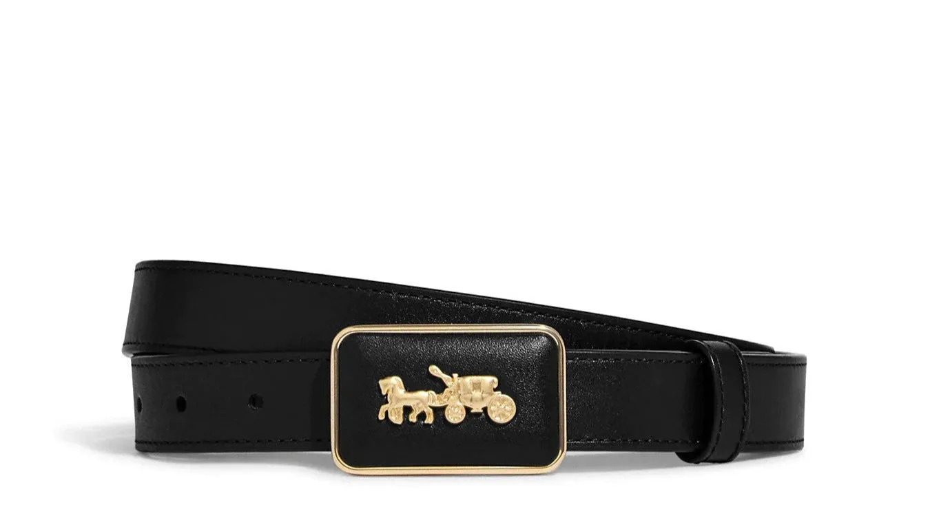 Coach Grace Plaque Buckle Belt, 25 Mm