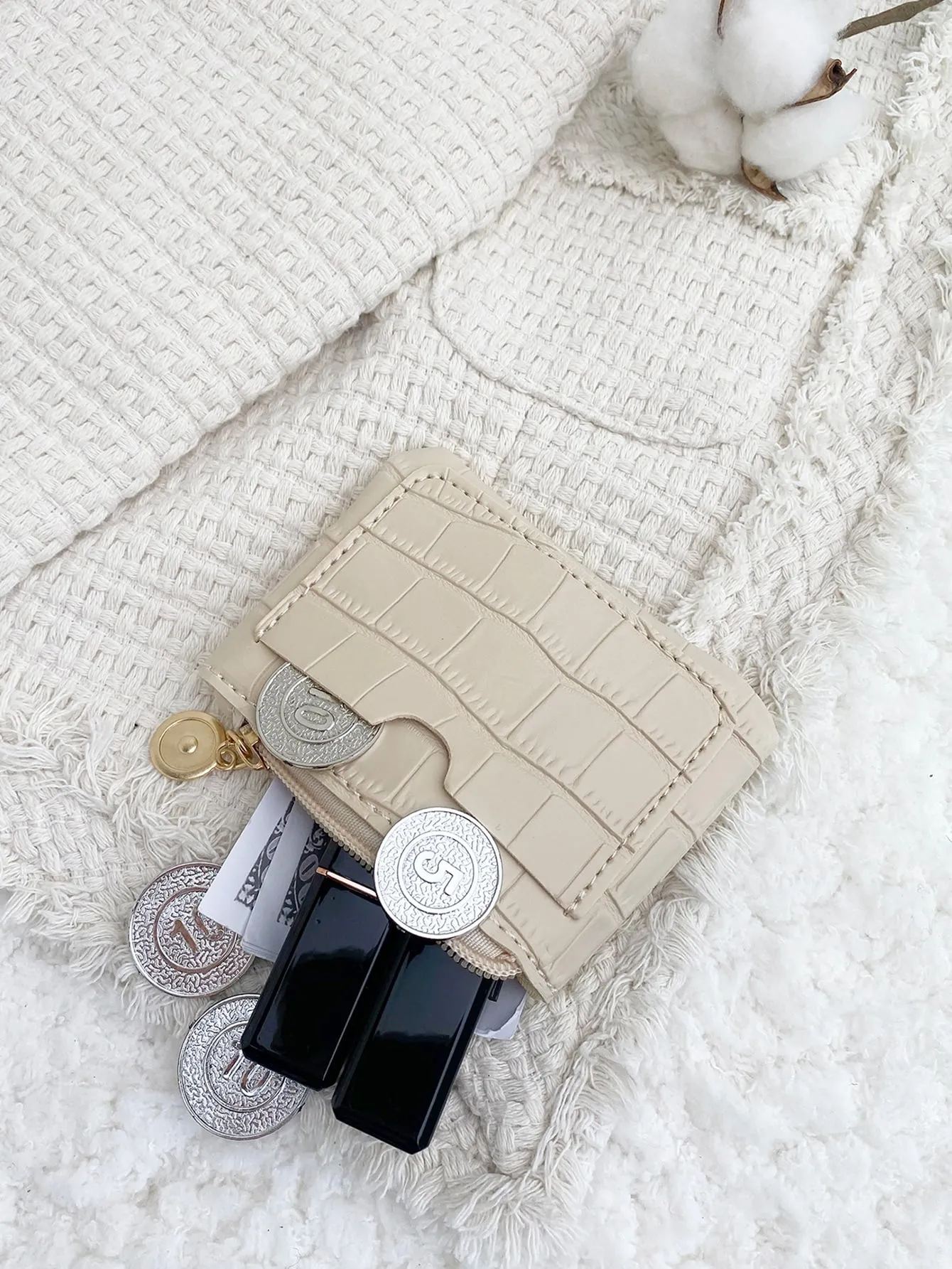 Crocodile Pattern Coin Purse Small Wallet Card Holder Small Purse Coin Purse