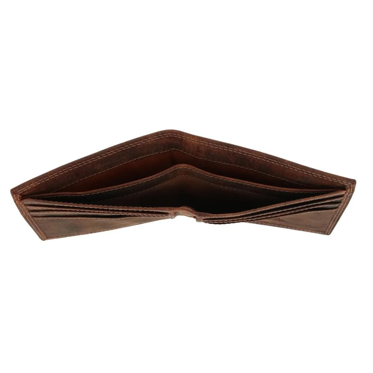 CTM® Men's Leather RFID Bifold Wallet
