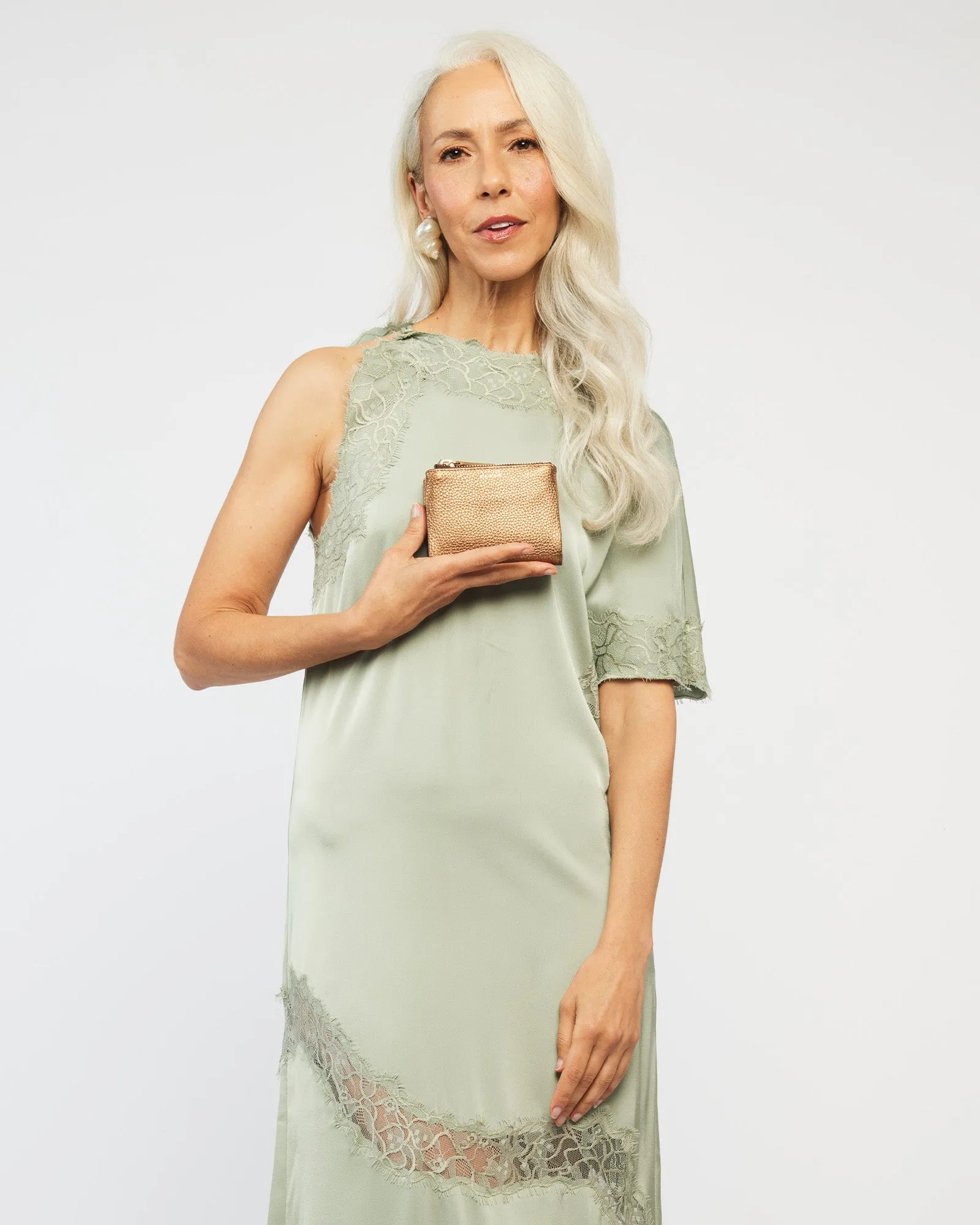 Delilah Wallet - Brushed Bronze