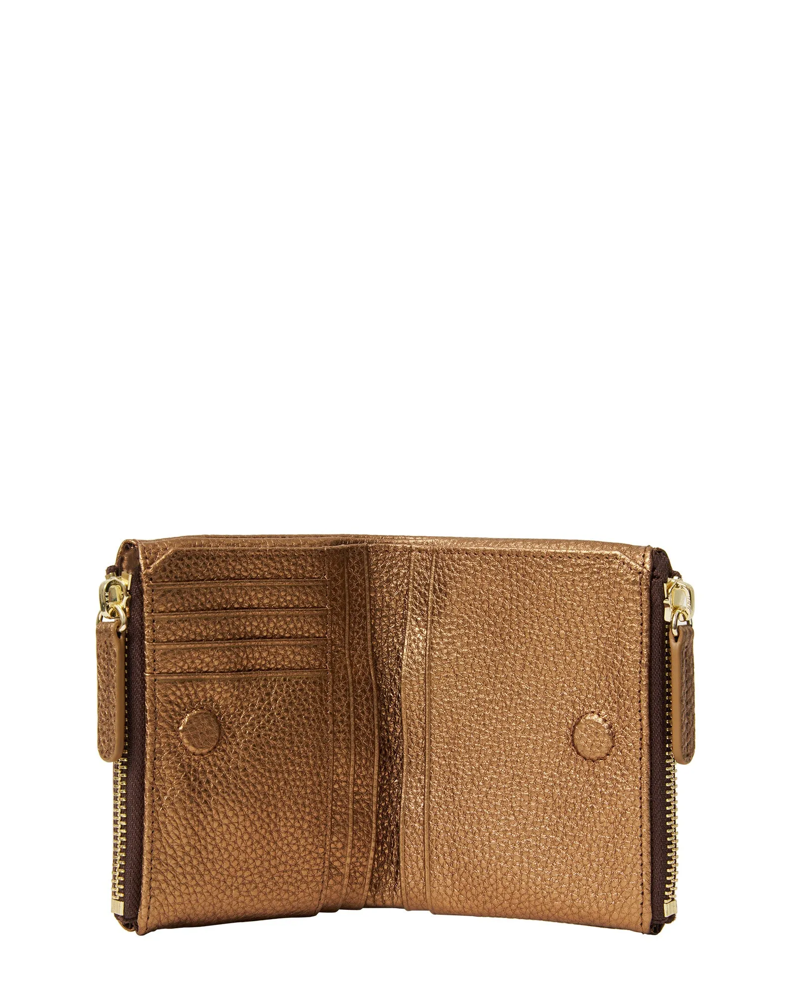 Delilah Wallet - Brushed Bronze