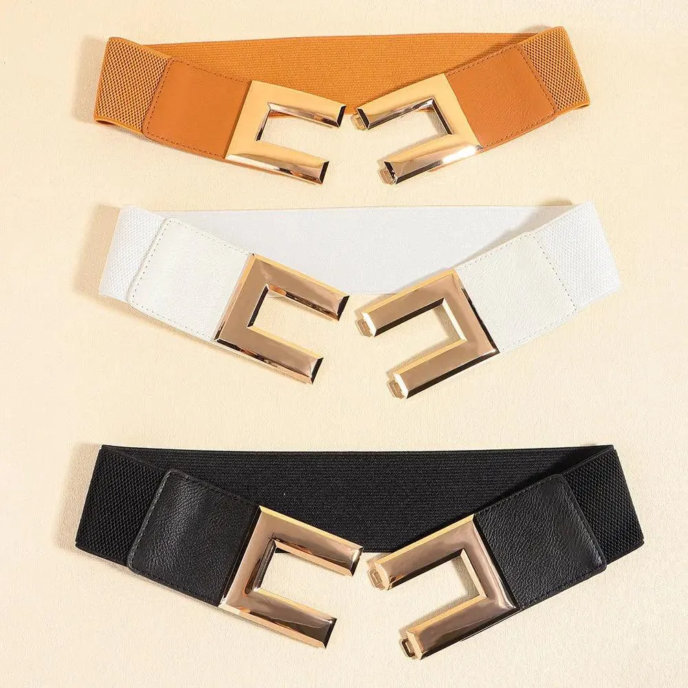 Elastic Wide Belt Multi Color