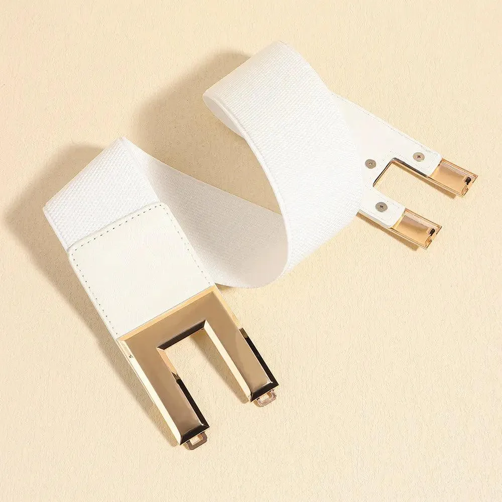 Elastic Wide Belt Multi Color