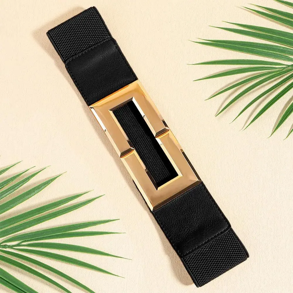 Elastic Wide Belt Multi Color
