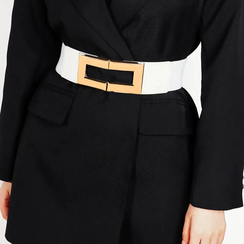 Elastic Wide Belt Multi Color