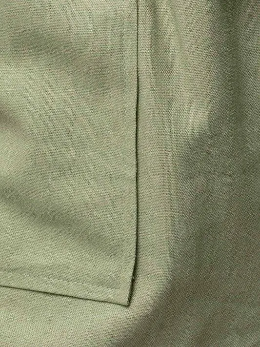 Everyday Fashion Front Pocket Roll-Up Shorts with Elastic Waist