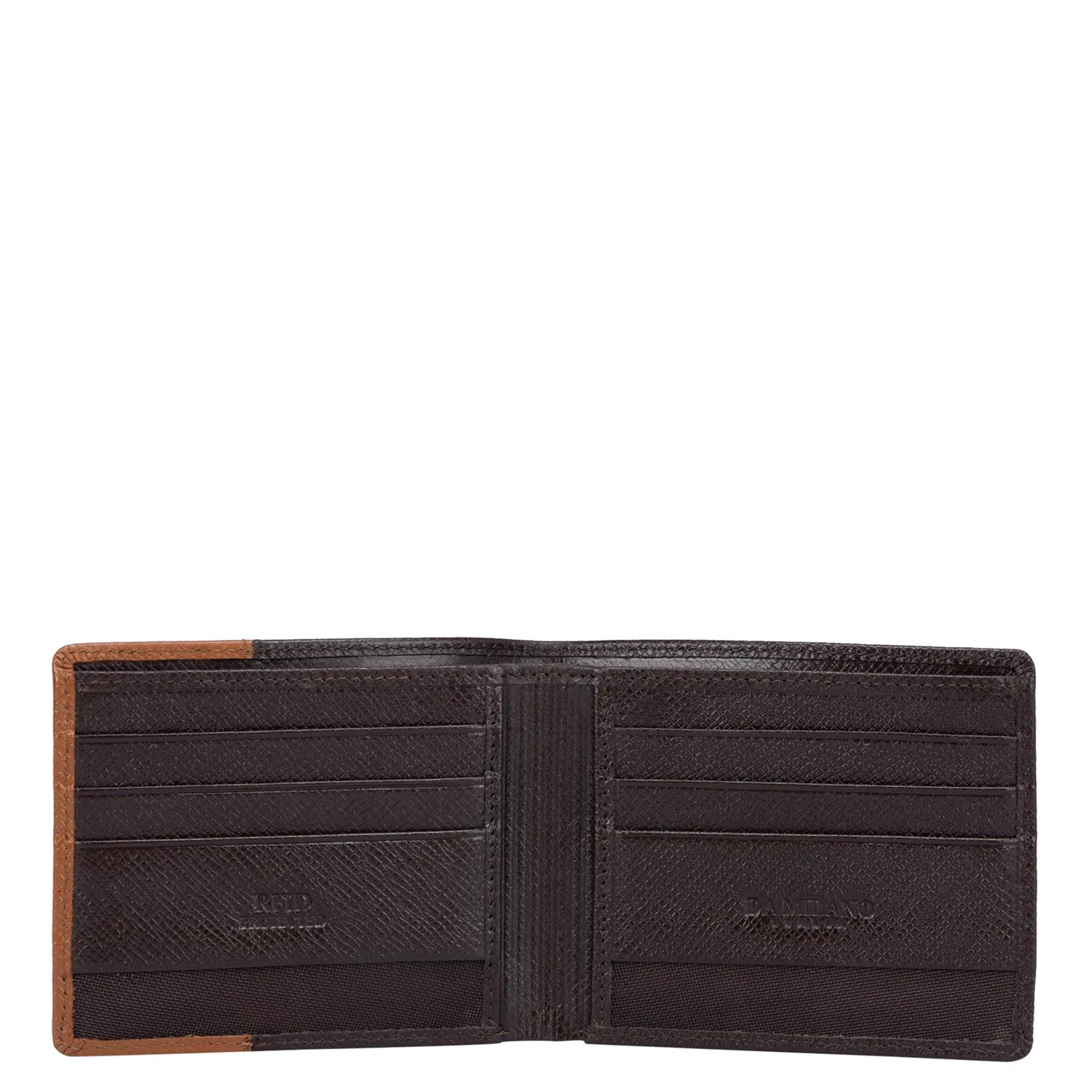Franzy Leather Mens Wallet - Chocolate & Cognac