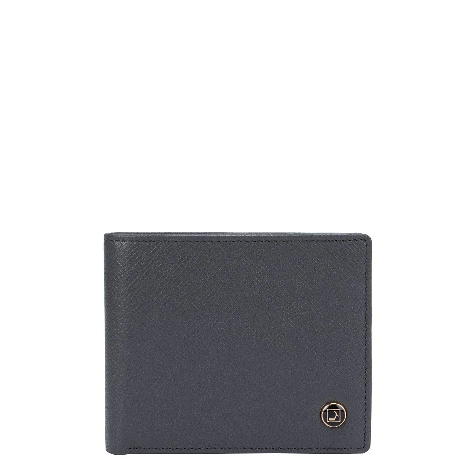 Franzy Leather Mens Wallet - Grey