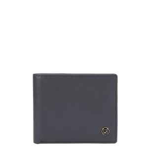 Franzy Leather Mens Wallet - Grey