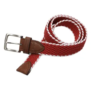 Game Day Crimson & White Elastic Belt