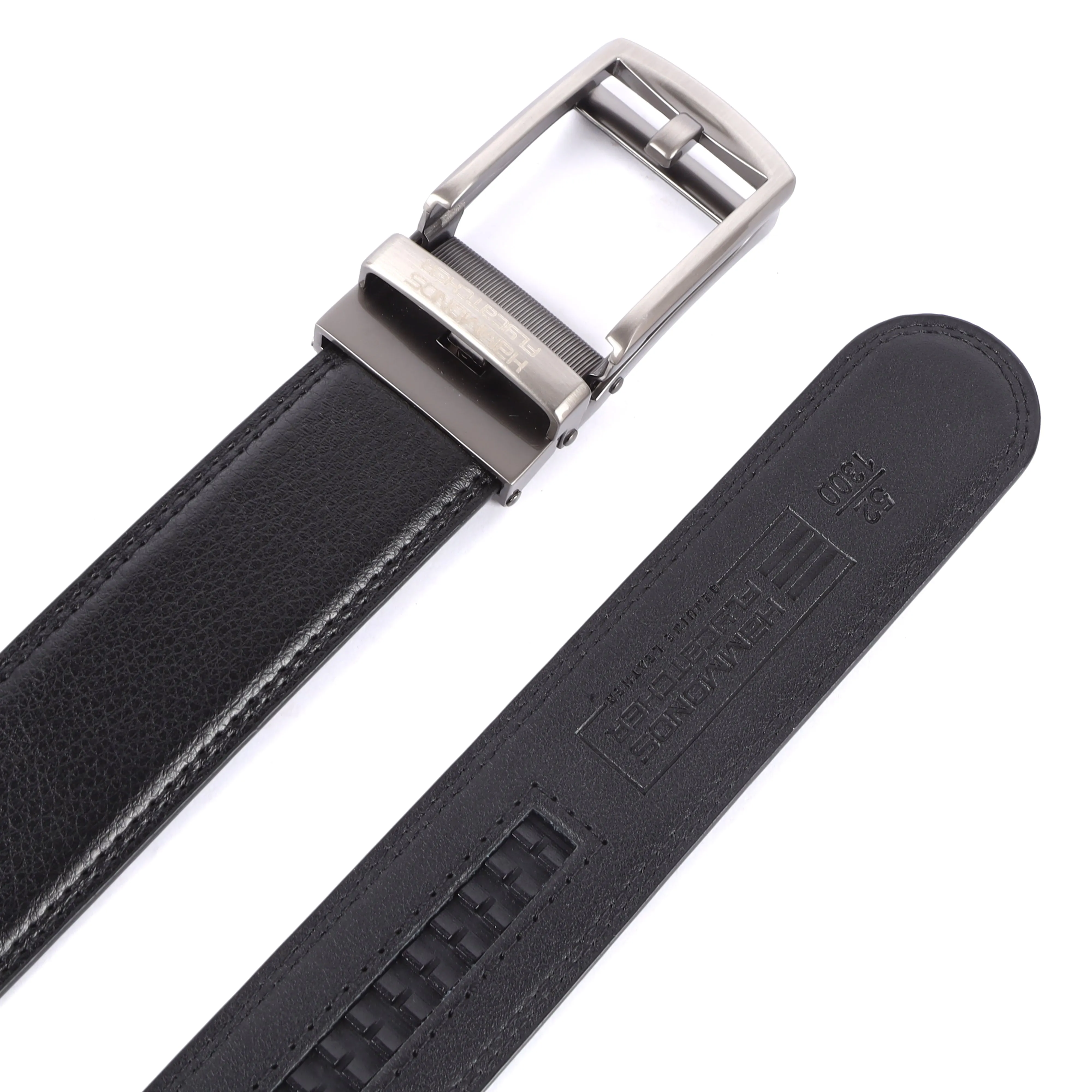 Genuine Leather Autolock Belt for Men - Perfect for Formal and Casual Wear - Adjustable Waistband up to 46 Inches - Autolock Feature