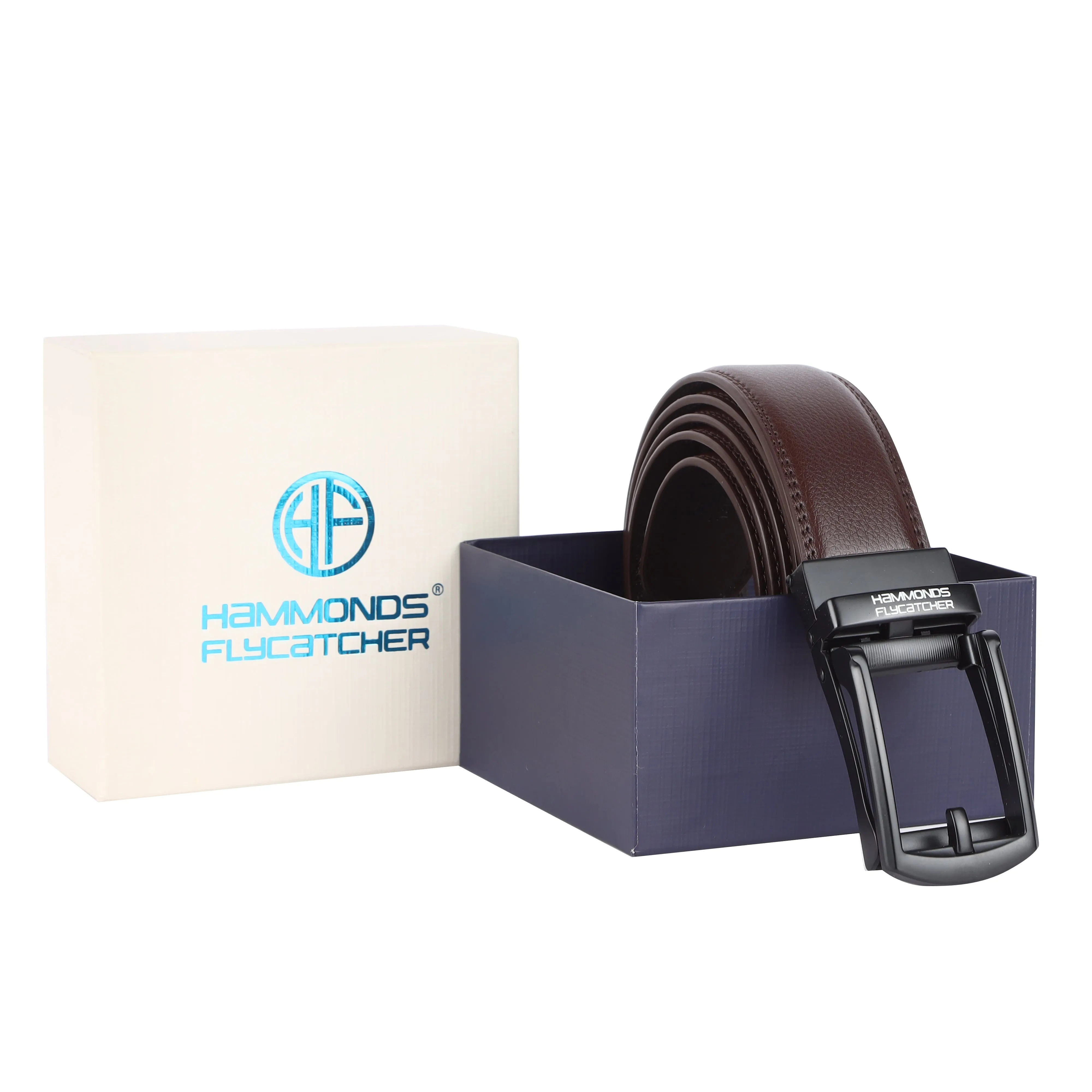 Genuine Leather Autolock Belt for Men - Perfect for Formal and Casual Wear - Adjustable Waistband up to 46 Inches - Autolock Feature
