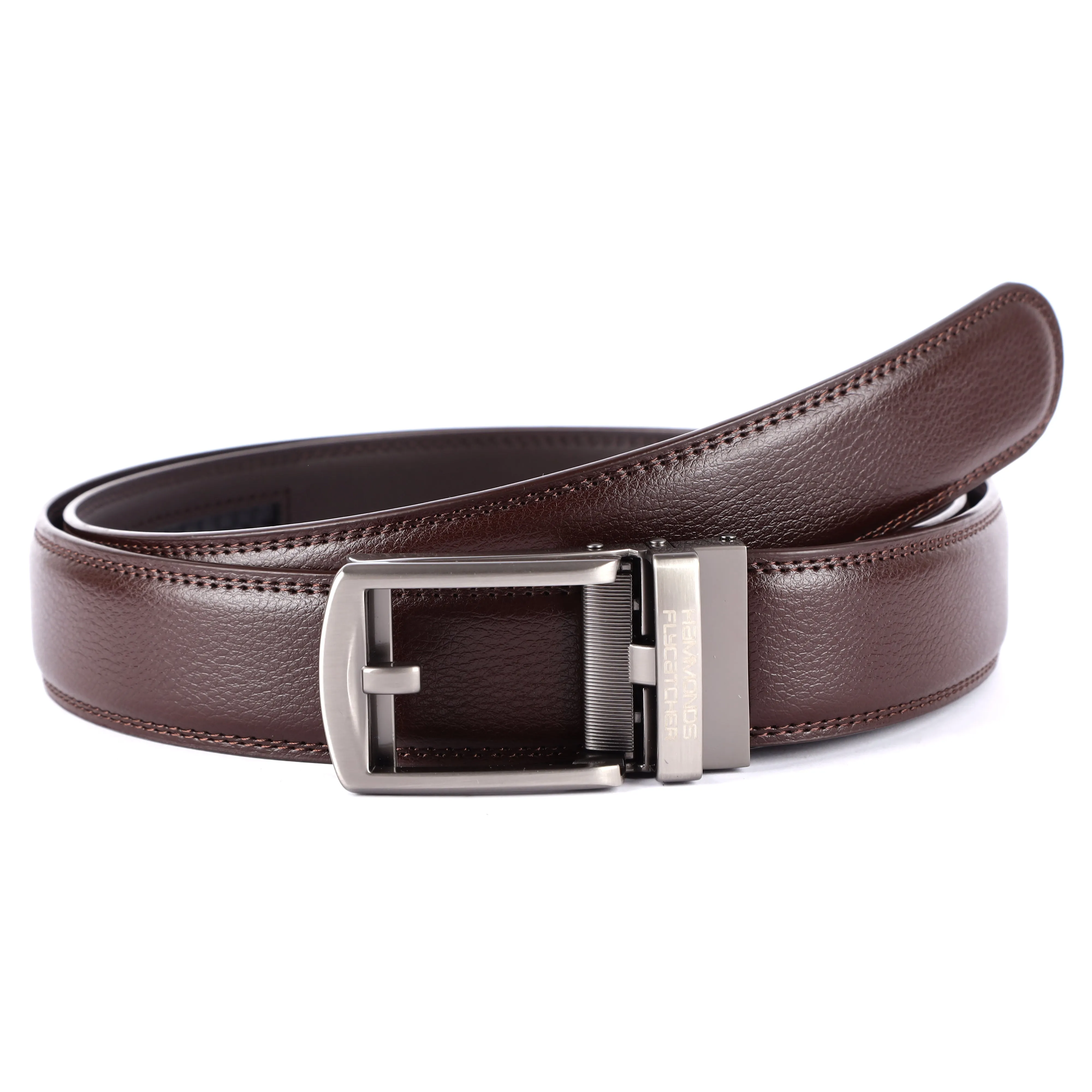 Genuine Leather Autolock Belt for Men - Perfect for Formal and Casual Wear - Adjustable Waistband up to 46 Inches - Autolock Feature