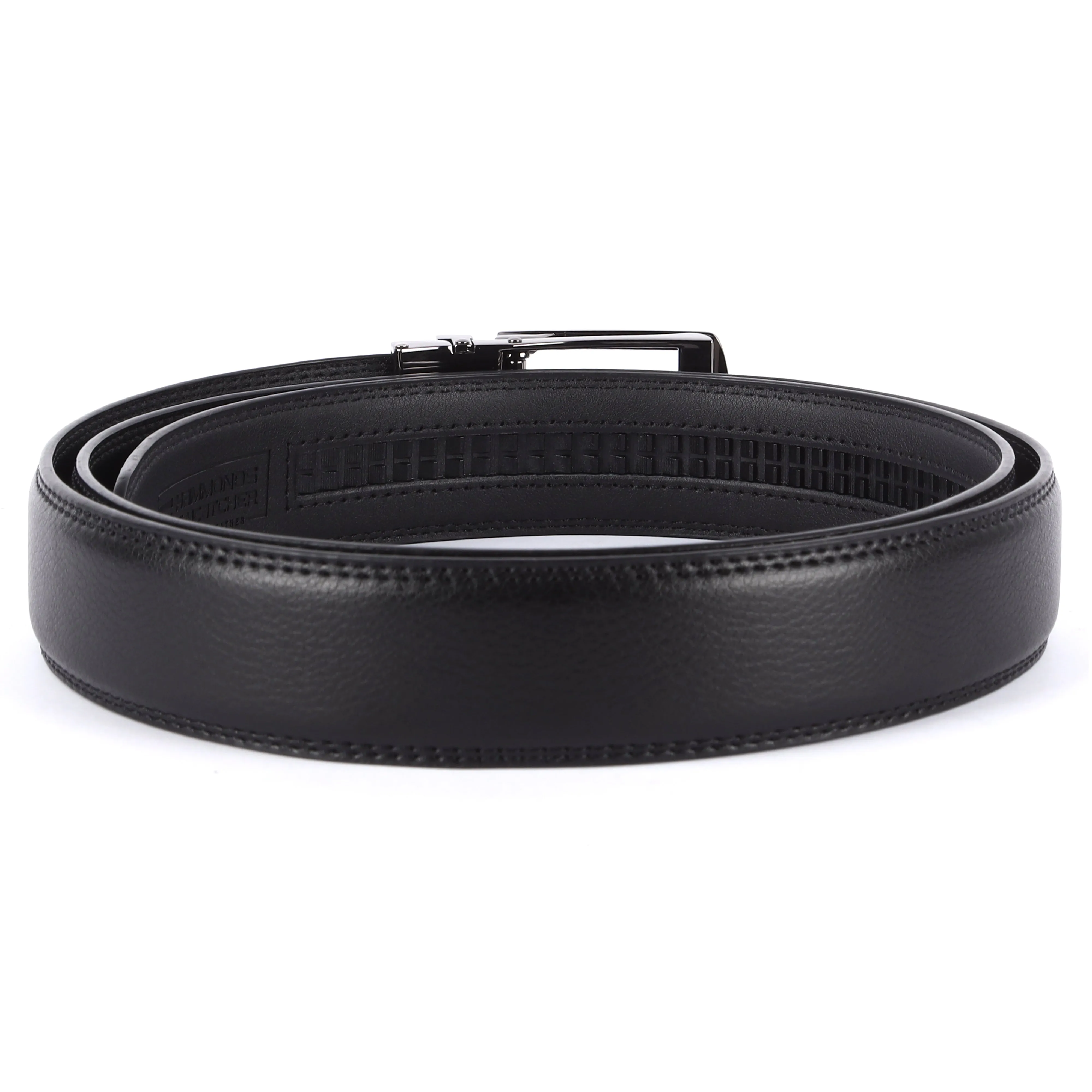 Genuine Leather Autolock Belt for Men - Perfect for Formal and Casual Wear - Adjustable Waistband up to 46 Inches - Autolock Feature