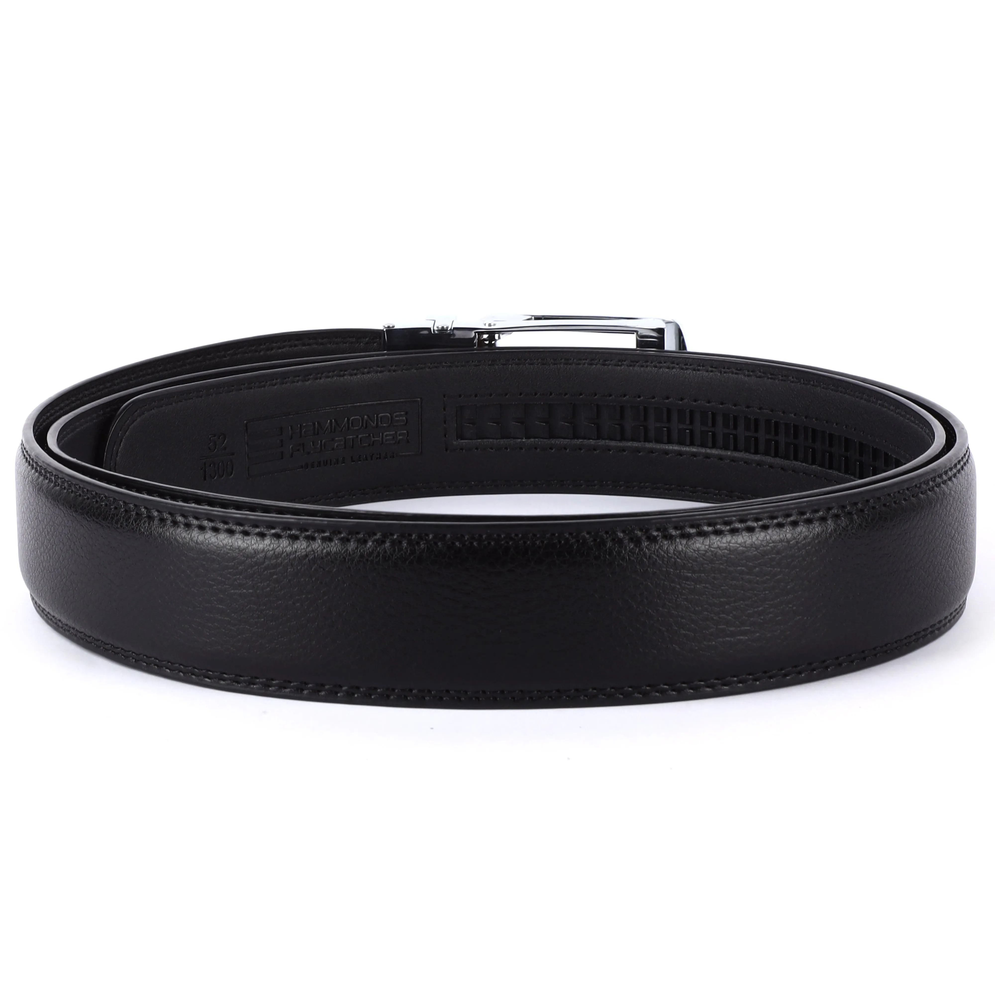 Genuine Leather Autolock Belt for Men - Perfect for Formal and Casual Wear - Adjustable Waistband up to 46 Inches - Autolock Feature