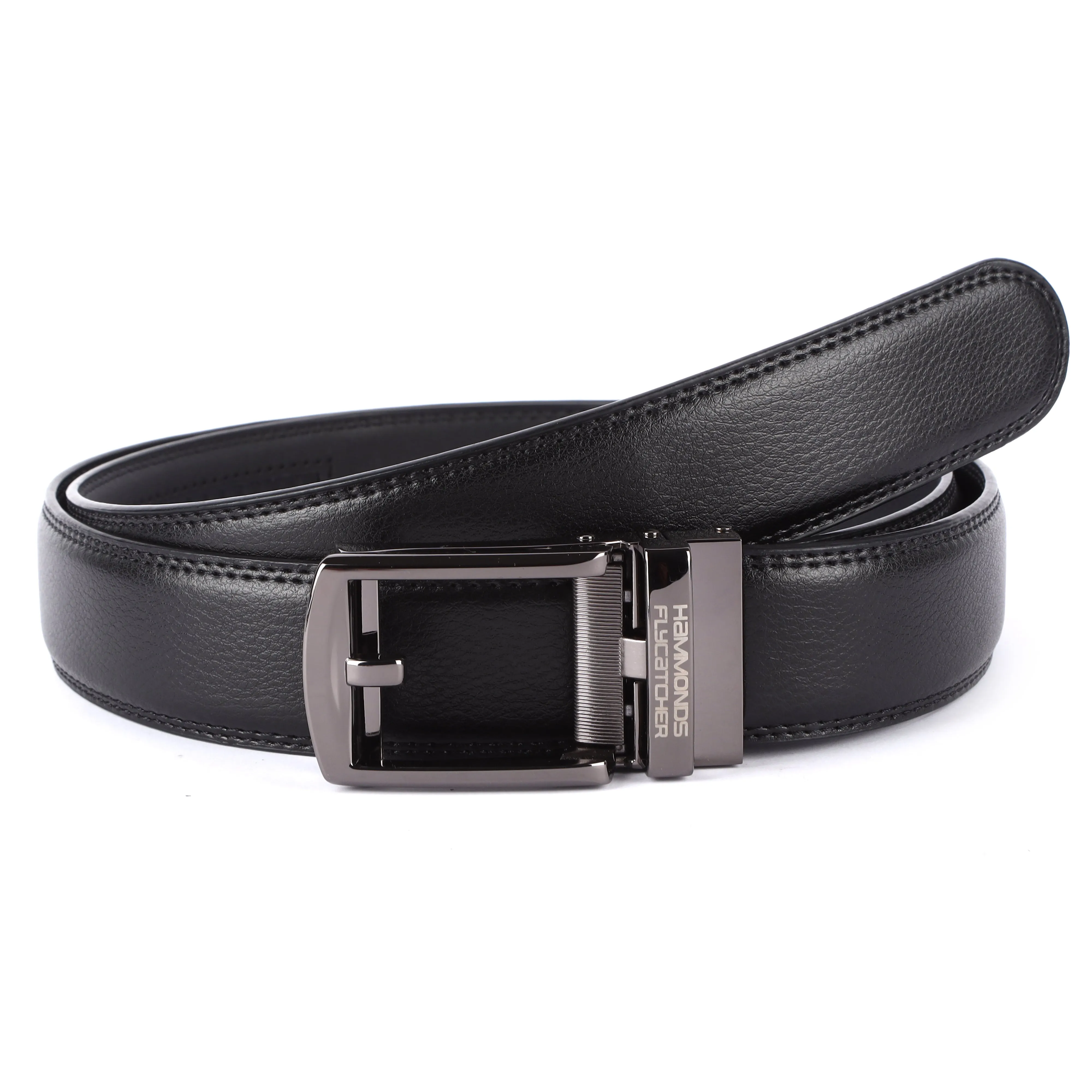 Genuine Leather Autolock Belt for Men - Perfect for Formal and Casual Wear - Adjustable Waistband up to 46 Inches - Autolock Feature
