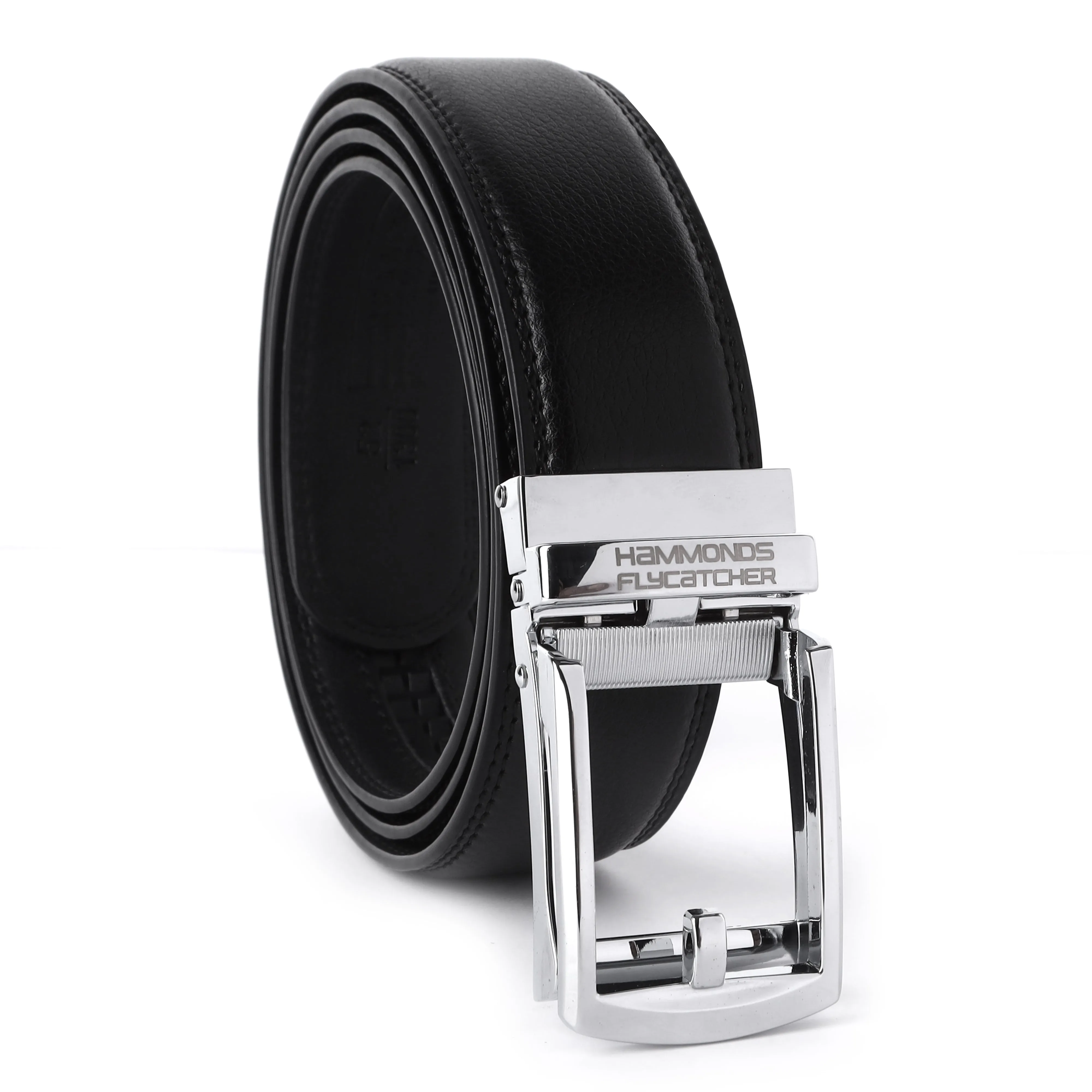 Genuine Leather Autolock Belt for Men - Perfect for Formal and Casual Wear - Adjustable Waistband up to 46 Inches - Autolock Feature