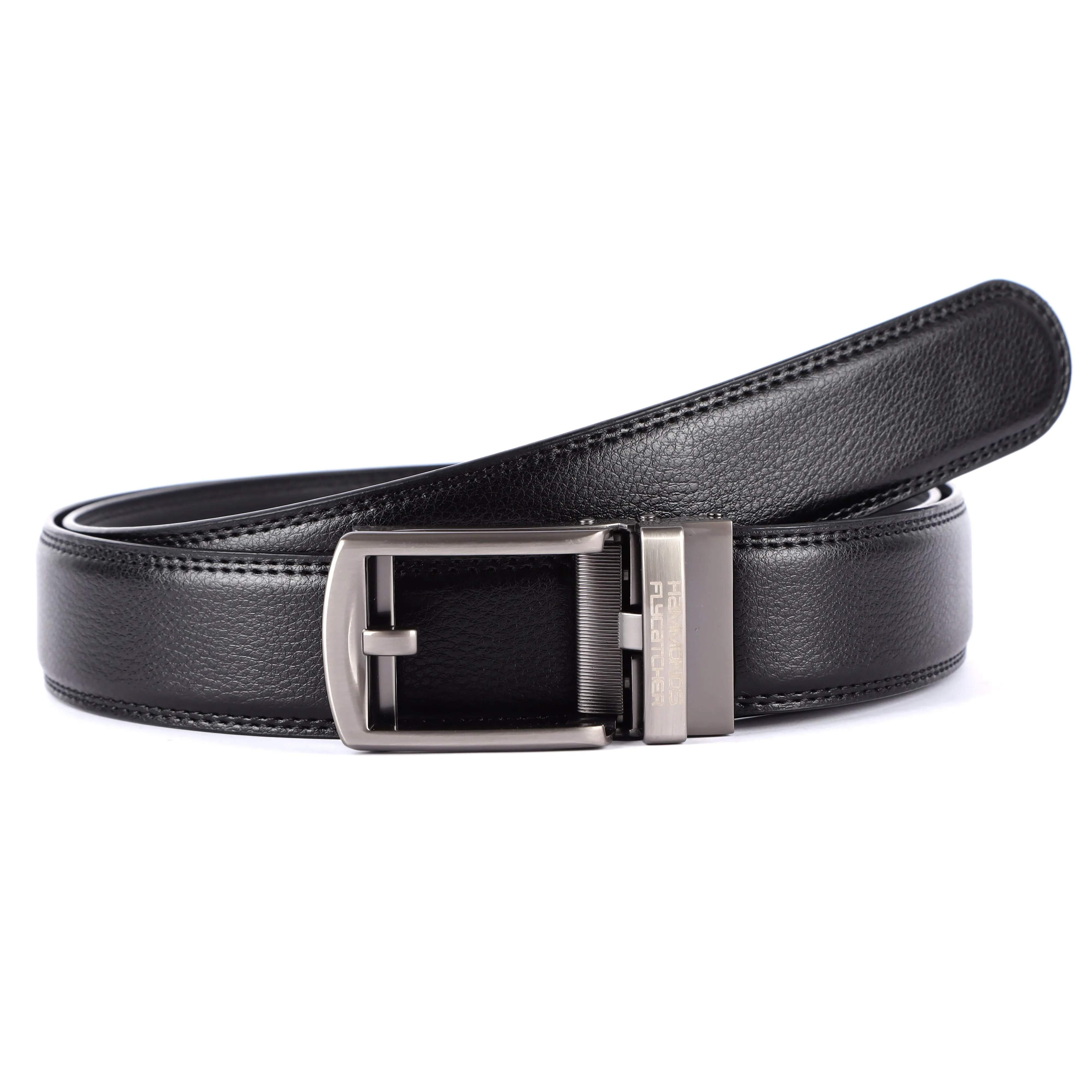 Genuine Leather Autolock Belt for Men - Perfect for Formal and Casual Wear - Adjustable Waistband up to 46 Inches - Autolock Feature