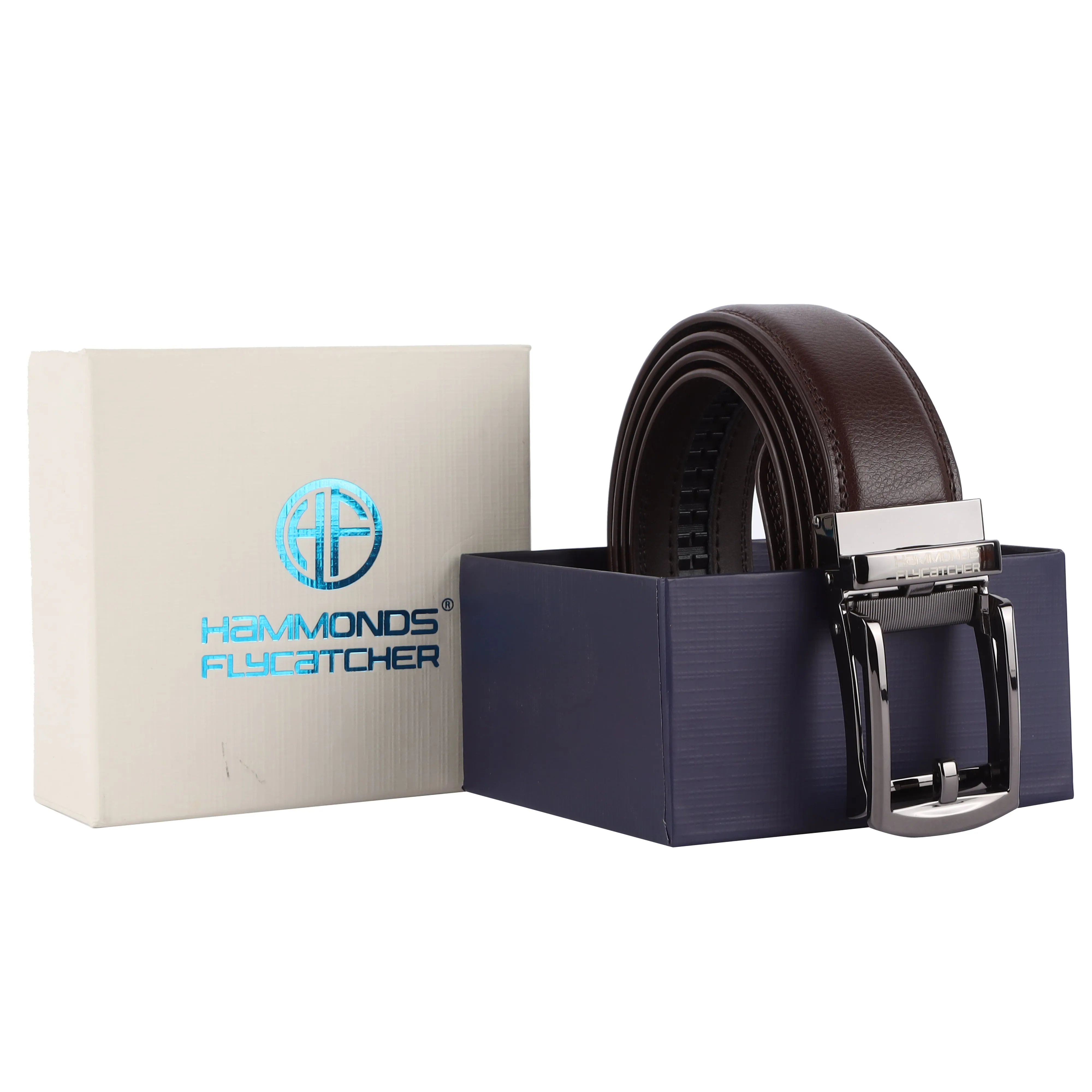 Genuine Leather Autolock Belt for Men - Perfect for Formal and Casual Wear - Adjustable Waistband up to 46 Inches - Autolock Feature