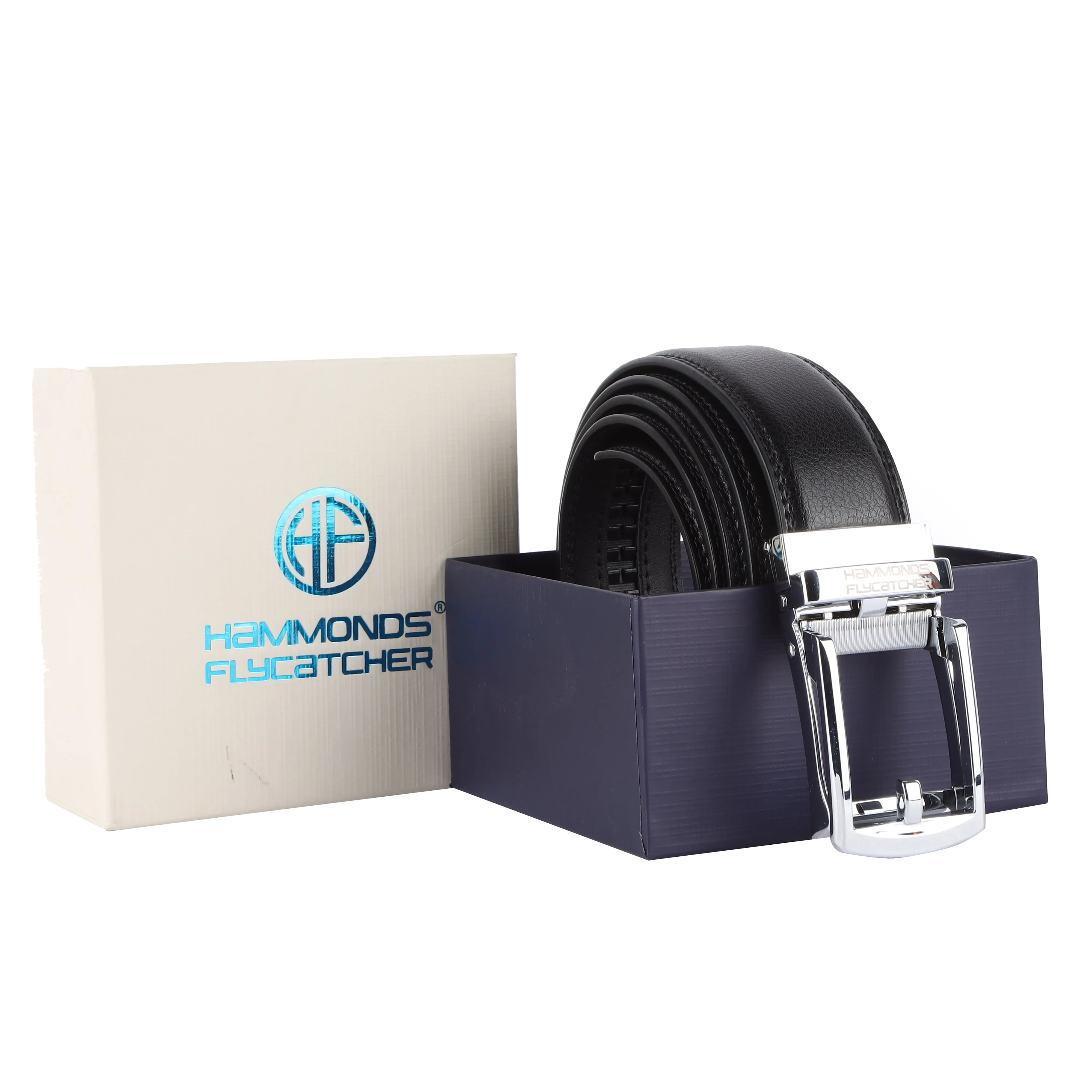 Genuine Leather Autolock Belt for Men - Perfect for Formal and Casual Wear - Adjustable Waistband up to 46 Inches - Autolock Feature