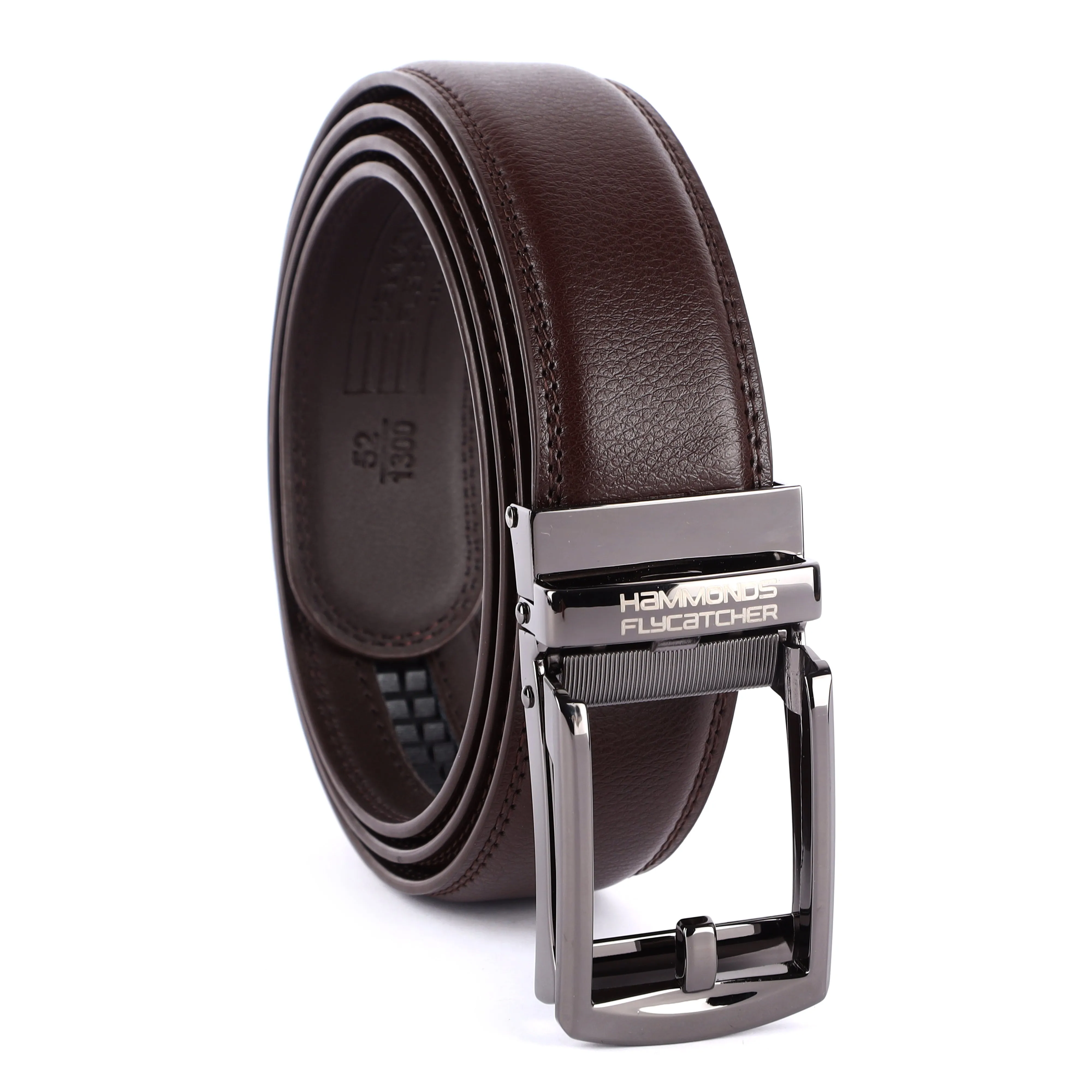 Genuine Leather Autolock Belt for Men - Perfect for Formal and Casual Wear - Adjustable Waistband up to 46 Inches - Autolock Feature