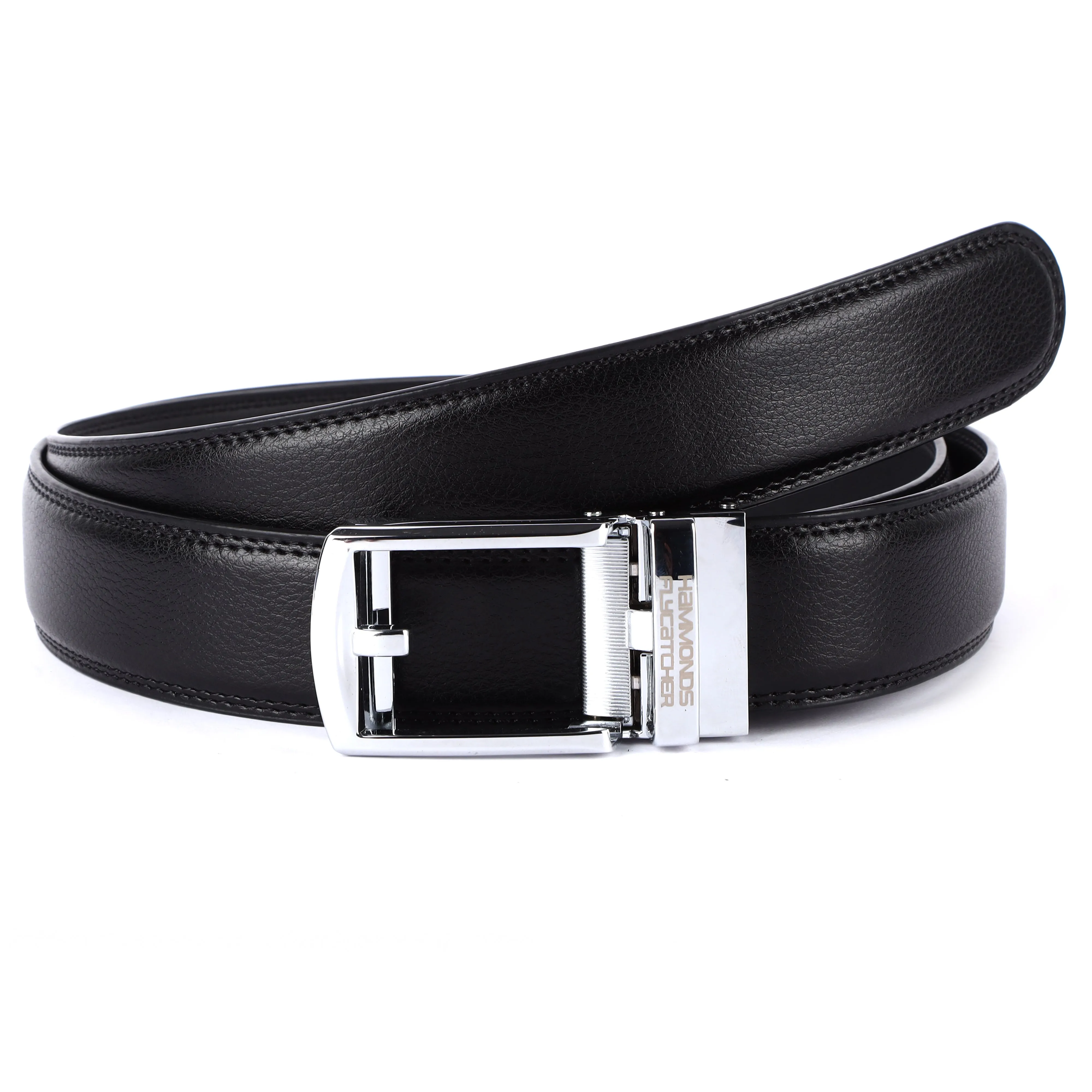 Genuine Leather Autolock Belt for Men - Perfect for Formal and Casual Wear - Adjustable Waistband up to 46 Inches - Autolock Feature